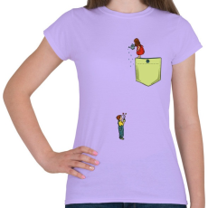 PRINTFASHION Virágöntözés - Női póló - Viola