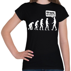 PRINTFASHION Vissza, megszívtuk! - Női póló - Fekete