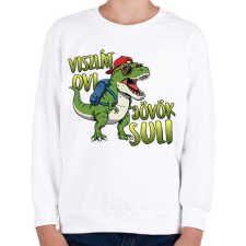 PRINTFASHION Viszlát ovi jövök suli - Gyerek pulóver - Fehér gyerek pulóver, kardigán