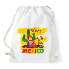 PRINTFASHION Viva Mexico - Sportzsák, Tornazsák - Fehér tornazsák