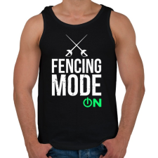 PRINTFASHION Vívás - Férfi atléta - Fekete atléta, trikó