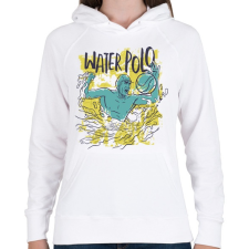 PRINTFASHION Vízilabda sport - water polo - Női kapucnis pulóver - Fehér női pulóver, kardigán