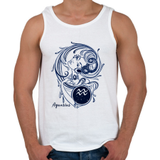 PRINTFASHION Vízöntő  - Férfi atléta - Fehér atléta, trikó