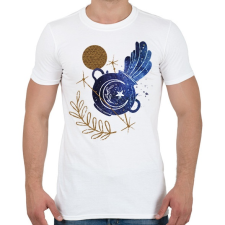 PRINTFASHION Vízöntő - Férfi póló - Fehér férfi póló