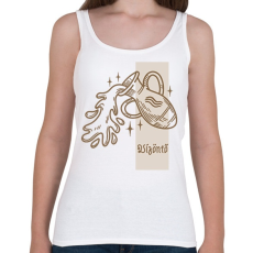 PRINTFASHION Vízöntő horoszkóp - Női atléta - Fehér