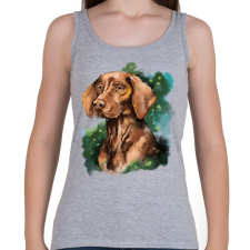 PRINTFASHION vizsla watercolor - Női atléta - Sport szürke női trikó