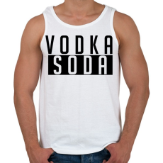 PRINTFASHION VODKA - Férfi atléta - Fehér