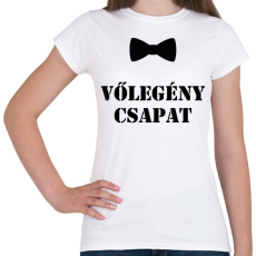 PRINTFASHION Vőlegény csapat - Női póló - Fehér