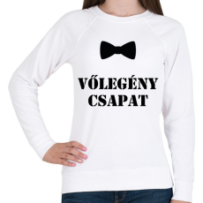 PRINTFASHION Vőlegény csapat - Női pulóver - Fehér