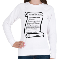 PRINTFASHION Vőlegény karakterlap - Női pulóver - Fehér