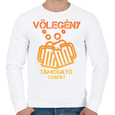 PRINTFASHION Vőlegény támogató csapat - Férfi pulóver - Fehér férfi pulóver, kardigán