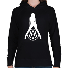 PRINTFASHION Volkswagen fan - Női kapucnis pulóver - Fekete
