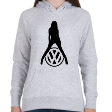 PRINTFASHION Volkswagen fan - Női kapucnis pulóver - Sport szürke női pulóver, kardigán
