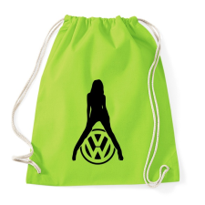 PRINTFASHION Volkswagen fan - Sportzsák, Tornazsák - Limezöld tornazsák