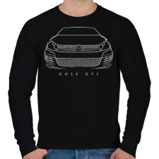 PRINTFASHION Volkswagen Golf GTI - Férfi pulóver - Fekete férfi pulóver, kardigán
