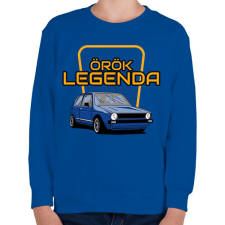 PRINTFASHION Volkswagen Golf - Gyerek pulóver - Királykék gyerek pulóver, kardigán