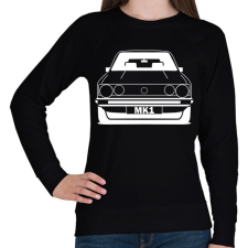 PRINTFASHION Volkswagen golf Mk1  - Női pulóver - Fekete női pulóver, kardigán