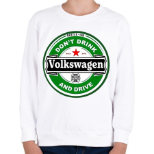 PRINTFASHION Volkswagen - Gyerek pulóver - Fehér gyerek pulóver, kardigán
