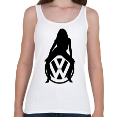 PRINTFASHION VOLKSWAGEN HOT FEKETE - Női atléta - Fehér