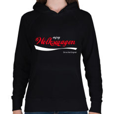 PRINTFASHION Volkswagen  - Női kapucnis pulóver - Fekete
