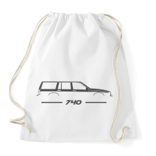 PRINTFASHION Volvo 740 (3) - Sportzsák, Tornazsák - Fehér tornazsák