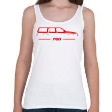 PRINTFASHION Volvo 760 (3) - Női atléta - Fehér