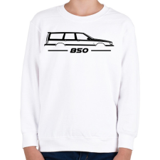 PRINTFASHION Volvo 850 Black - Gyerek pulóver - Fehér gyerek pulóver, kardigán