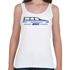 PRINTFASHION Volvo 850 Blue - Női atléta - Fehér