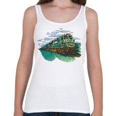 PRINTFASHION Vonat - Női atléta - Fehér