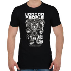 PRINTFASHION Voodoo people - Férfi póló - Fekete