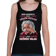 PRINTFASHION Vörös szalag?! - Női atléta - Fekete