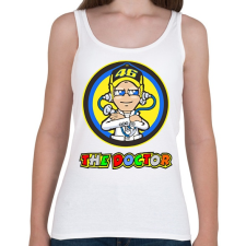 PRINTFASHION VR46 The Doctor - Női atléta - Fehér női trikó