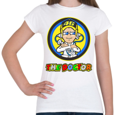 PRINTFASHION VR46 The Doctor - Női póló - Fehér női póló