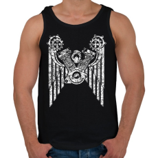 PRINTFASHION vszárny - Férfi atléta - Fekete