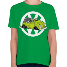 PRINTFASHION VW bogár zöld - Gyerek póló - Zöld gyerek póló