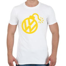 PRINTFASHION VW Bomb - Férfi póló - Fehér férfi póló