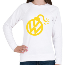 PRINTFASHION VW Bomb - Női pulóver - Fehér