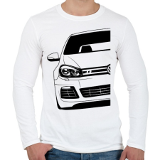 PRINTFASHION VW Golf - Férfi hosszú ujjú póló - Fehér férfi póló