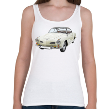 PRINTFASHION VW Karmann Ghia - Női atléta - Fehér női trikó