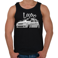 PRINTFASHION Vw Lupo - Férfi atléta - Fekete