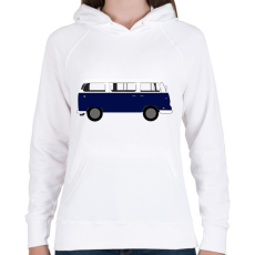 PRINTFASHION VW T1 - Női kapucnis pulóver - Fehér