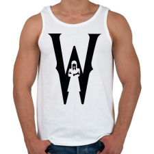 PRINTFASHION W black - Férfi atléta - Fehér atléta, trikó