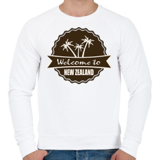 PRINTFASHION W New Zeland - Férfi pulóver - Fehér