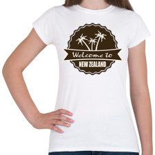 PRINTFASHION W New Zeland - Női póló - Fehér női póló