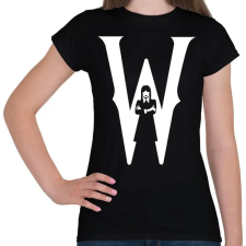 PRINTFASHION W white - Női póló - Fekete női póló