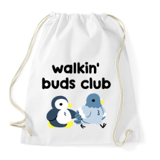 PRINTFASHION Walkin' buds - Sportzsák, Tornazsák - Fehér tornazsák