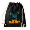 PRINTFASHION Walking Dead Dead city - Sportzsák, Tornazsák - Fekete