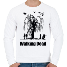 PRINTFASHION walking dead - Férfi pulóver - Fehér férfi pulóver, kardigán