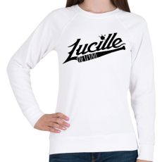 PRINTFASHION Walking Dead - Lucille - Női pulóver - Fehér