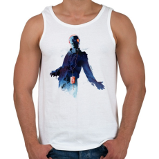 PRINTFASHION Walkmandead - Férfi atléta - Fehér